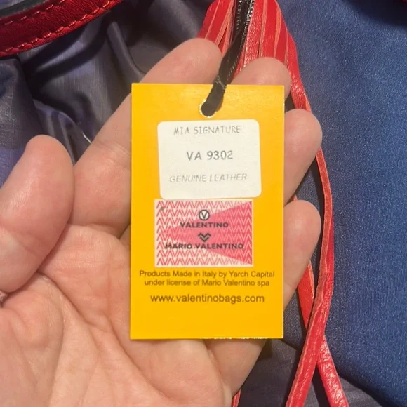 NWT Valentino Red Leather Crossbody Bag - Picture 6 of 14